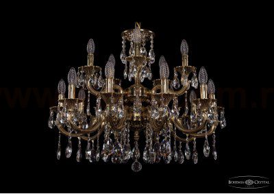 Люстра хрустальная Bohemia Ivele 1722/10+5/250/A/GB