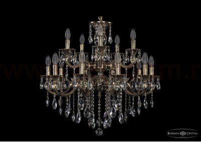 Люстра хрустальная Bohemia Ivele 1722/10+5/250/B/GB