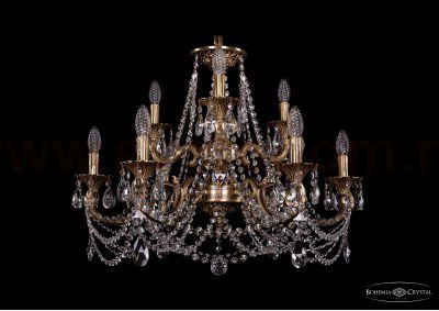 Люстра хрустальная Bohemia Ivele 1722/6+3/250/C/FP