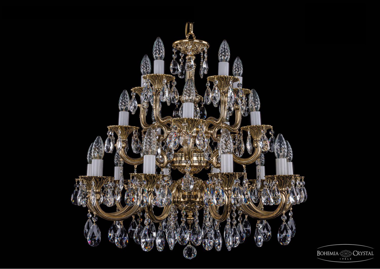Люстра хрустальная Bohemia Ivele 1732/10+5+5/250/A/GB