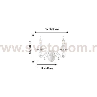 Настенный светильник под ковку Favourite 1733-2W Lanta