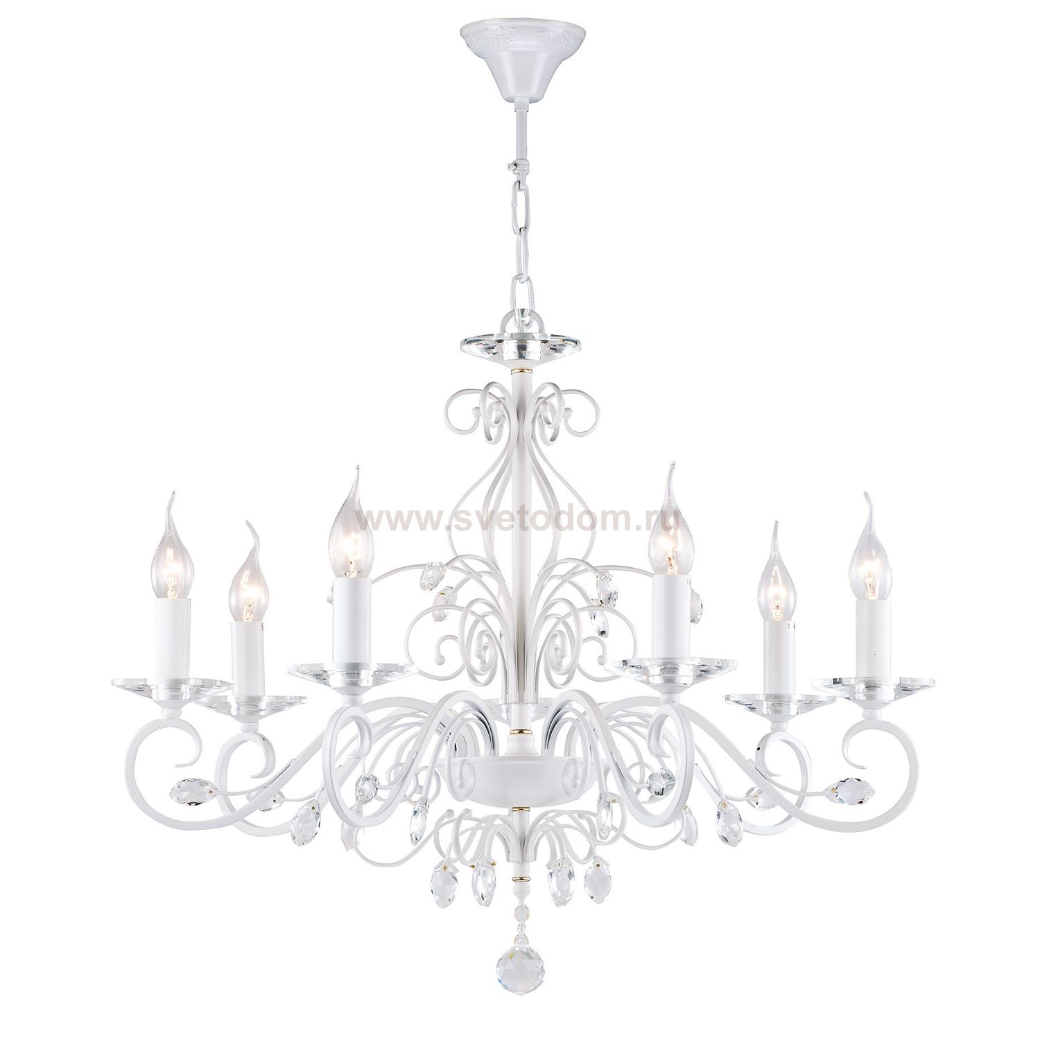 Люстра подвесная белая Favourite 1733-7P Lanta