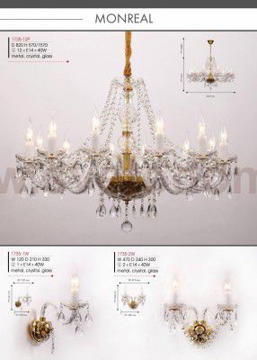 Настенный светильник Favourite 1735-1W Monreal