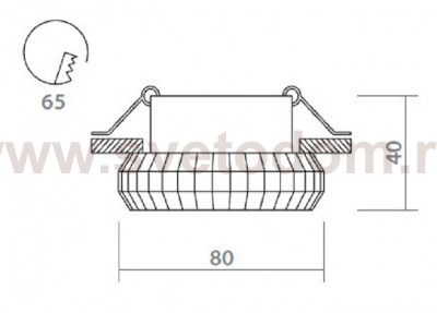 Светильник потолочный Divinare 1737/01 PL-1 SCUGNIZZO
