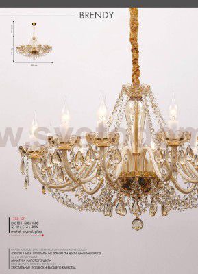 Люстра Favourite 1738-12P Brendy