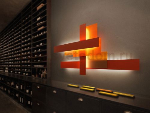 Настенный светильник Foscarini FIELDS оранжевый