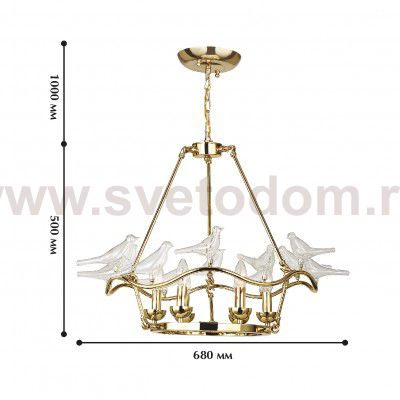 Люстра Favourite 1750-6P Pajaritos