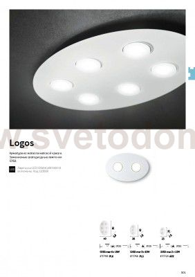 Потолочный светильник Ideal lux LOGOS PL6 (175799)