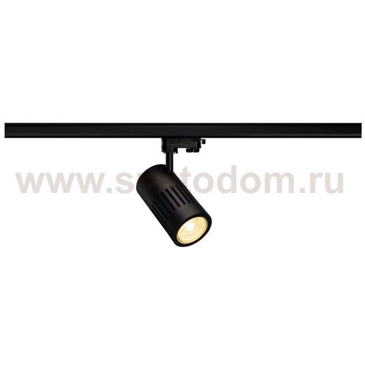 SLV 176080 STRUCTEC LED 30W, rund, schwarz, rich color, 36° inkl. 3P.-Adapter