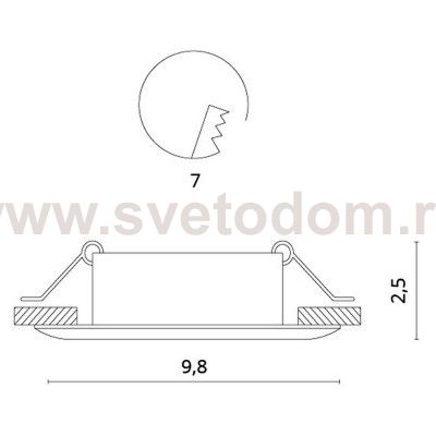 Светильник потолочный Divinare 1765/02 PL-1 SCIUSCI?