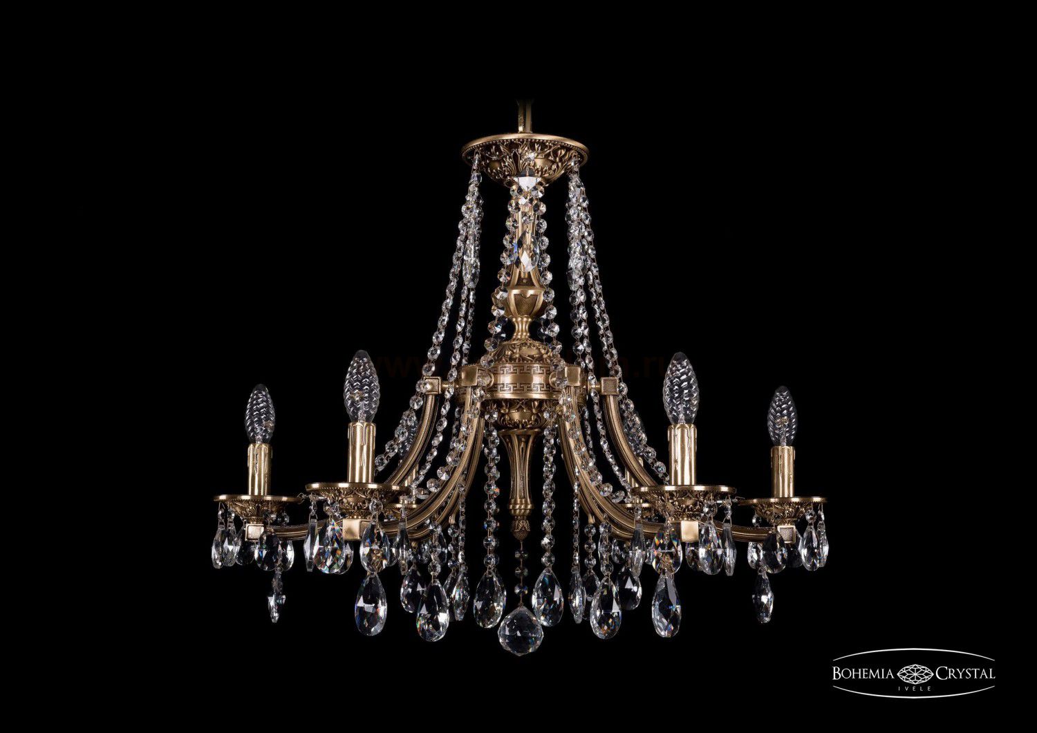 Люстра хрустальная Bohemia Ivele 1771/6/220/A/FP