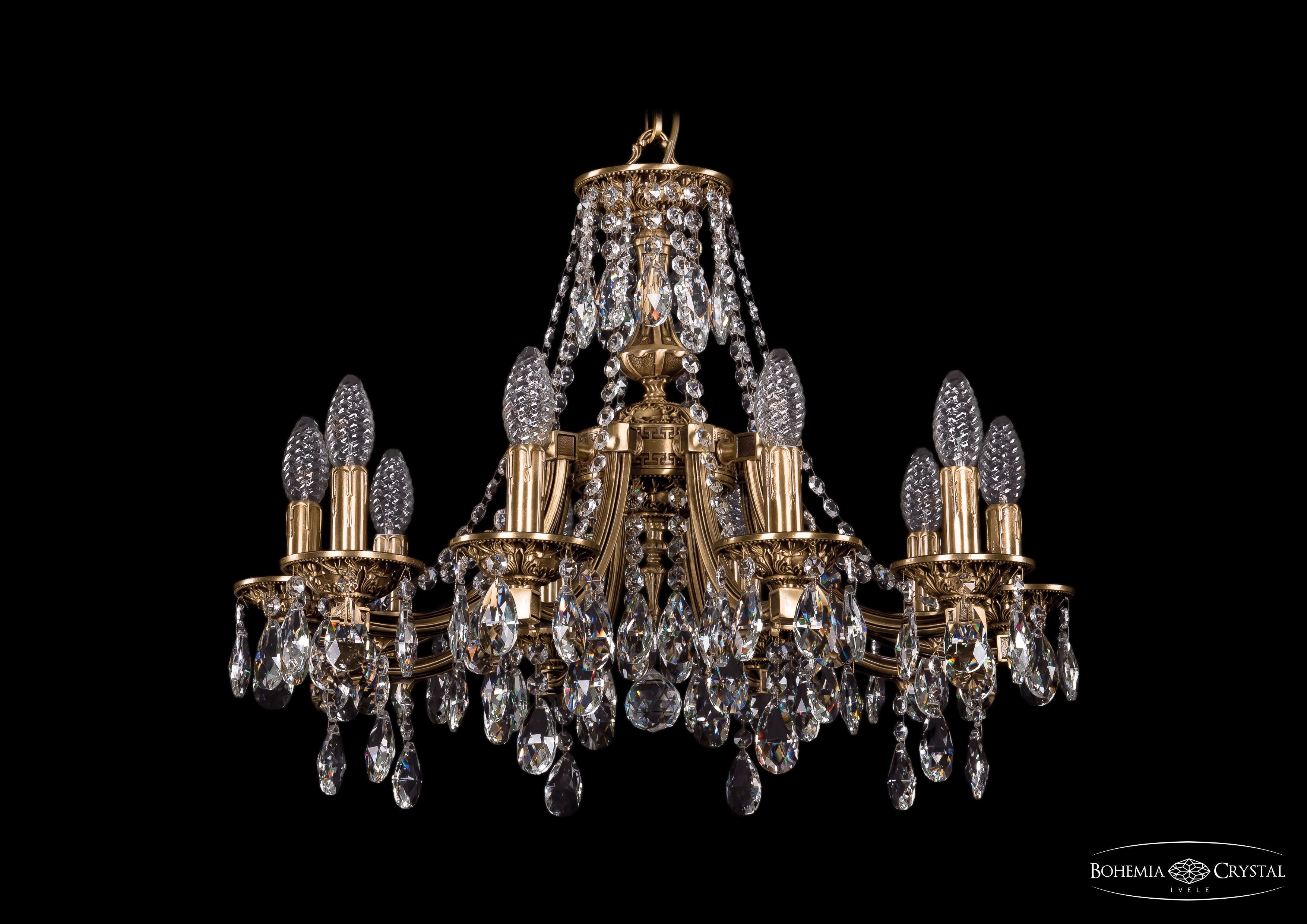 Люстра хрустальная Bohemia Ivele 1771/10/190/A/FP