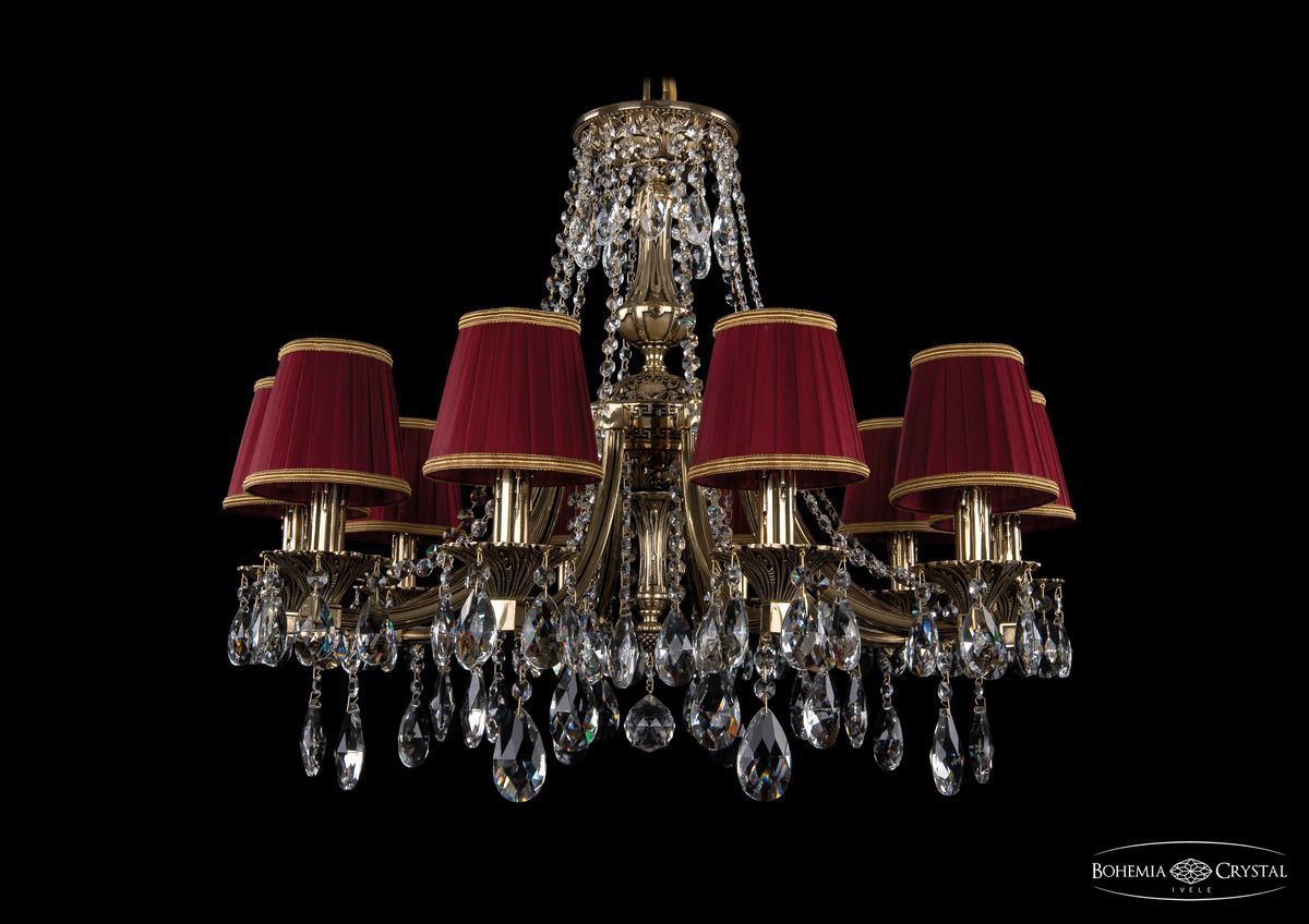 Люстра хрустальная Bohemia Ivele 1771/10/220/A/GB/SH8B