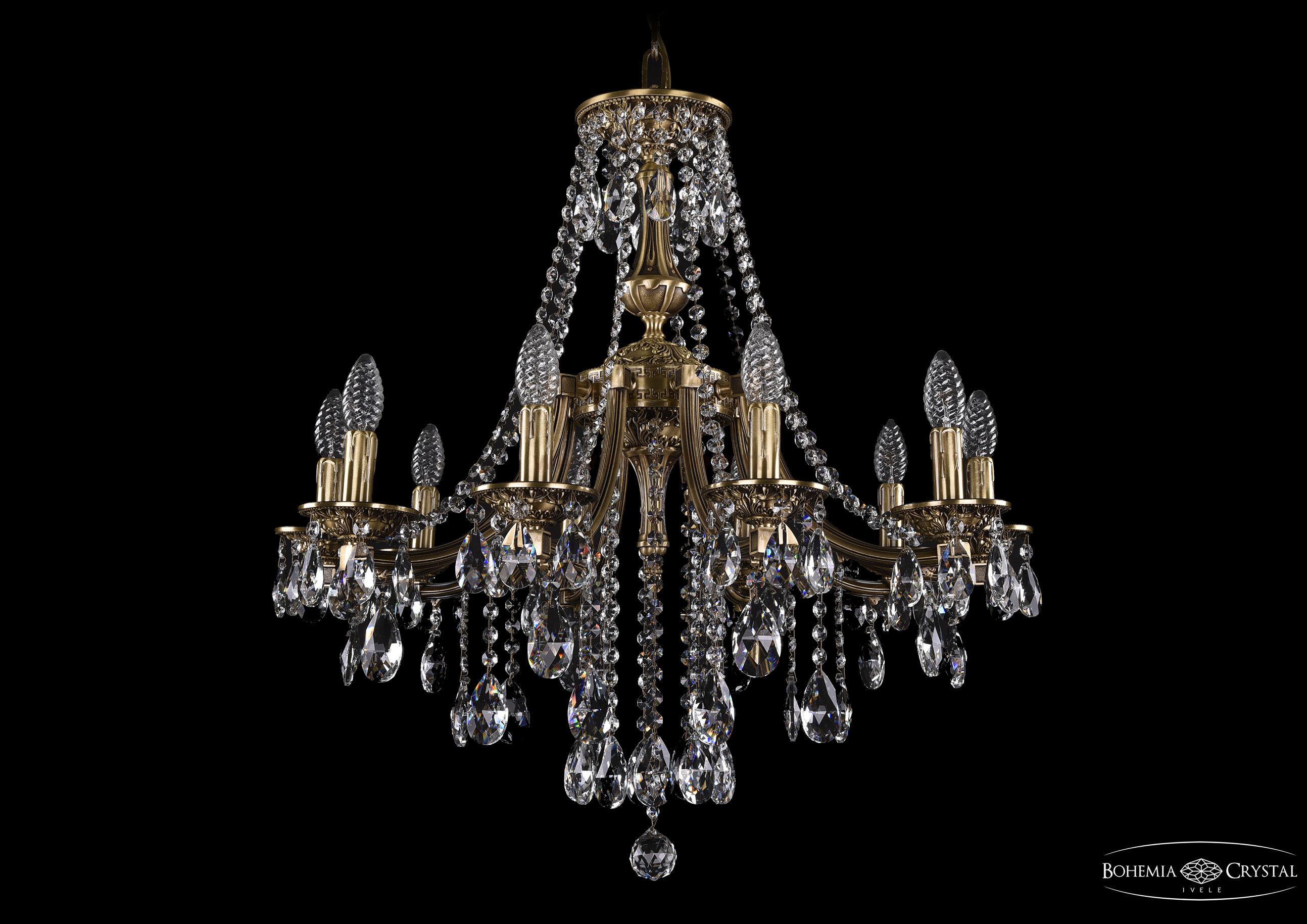 Люстра хрустальная Bohemia Ivele 1771/10/220/B/FP