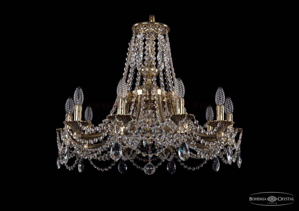 Люстра хрустальная Bohemia Ivele 1771/10/220/C/GB