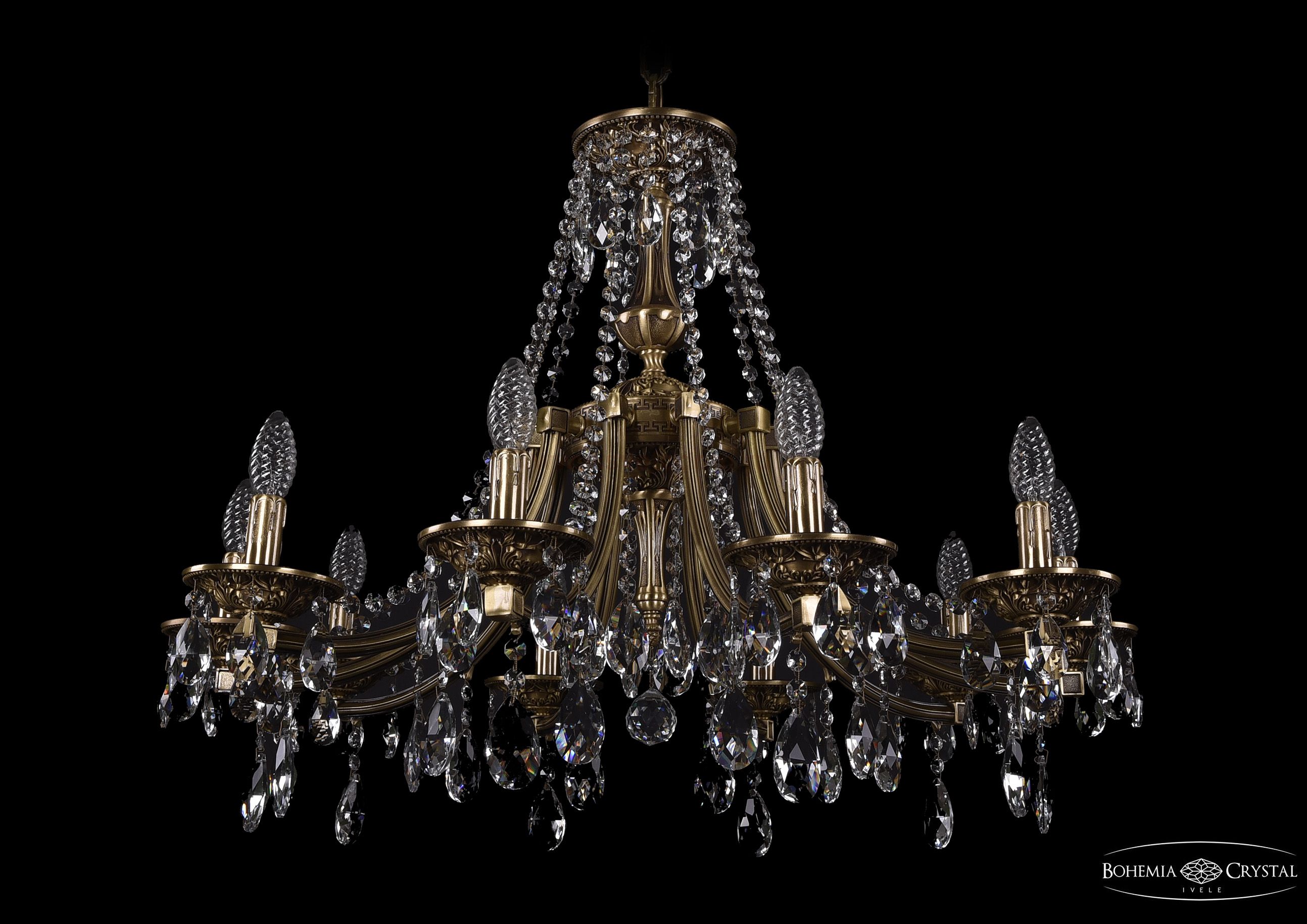 Люстра хрустальная Bohemia Ivele 1771/10/270/A/FP