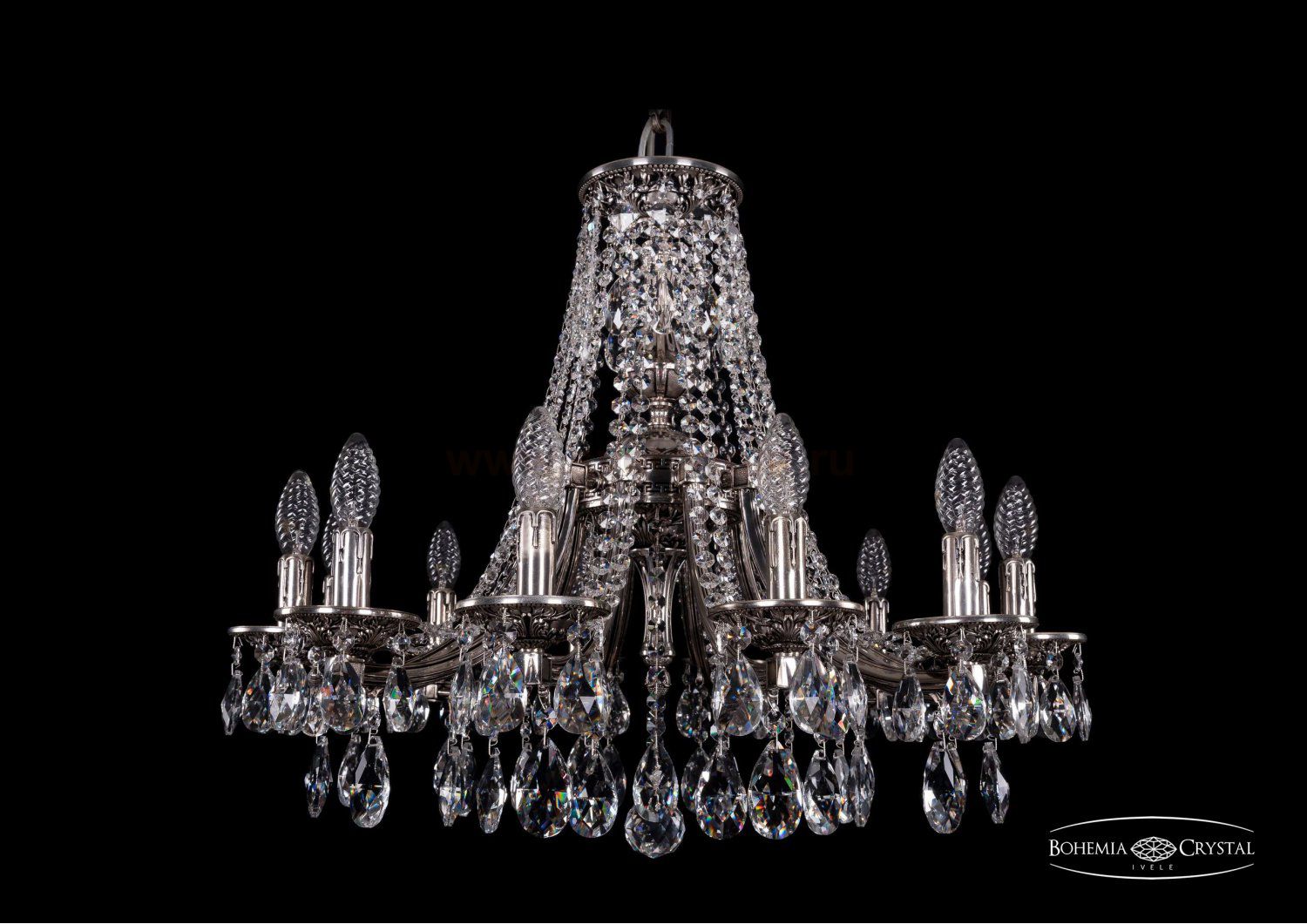Люстра хрустальная Bohemia Ivele 1771/12/220/A/NB