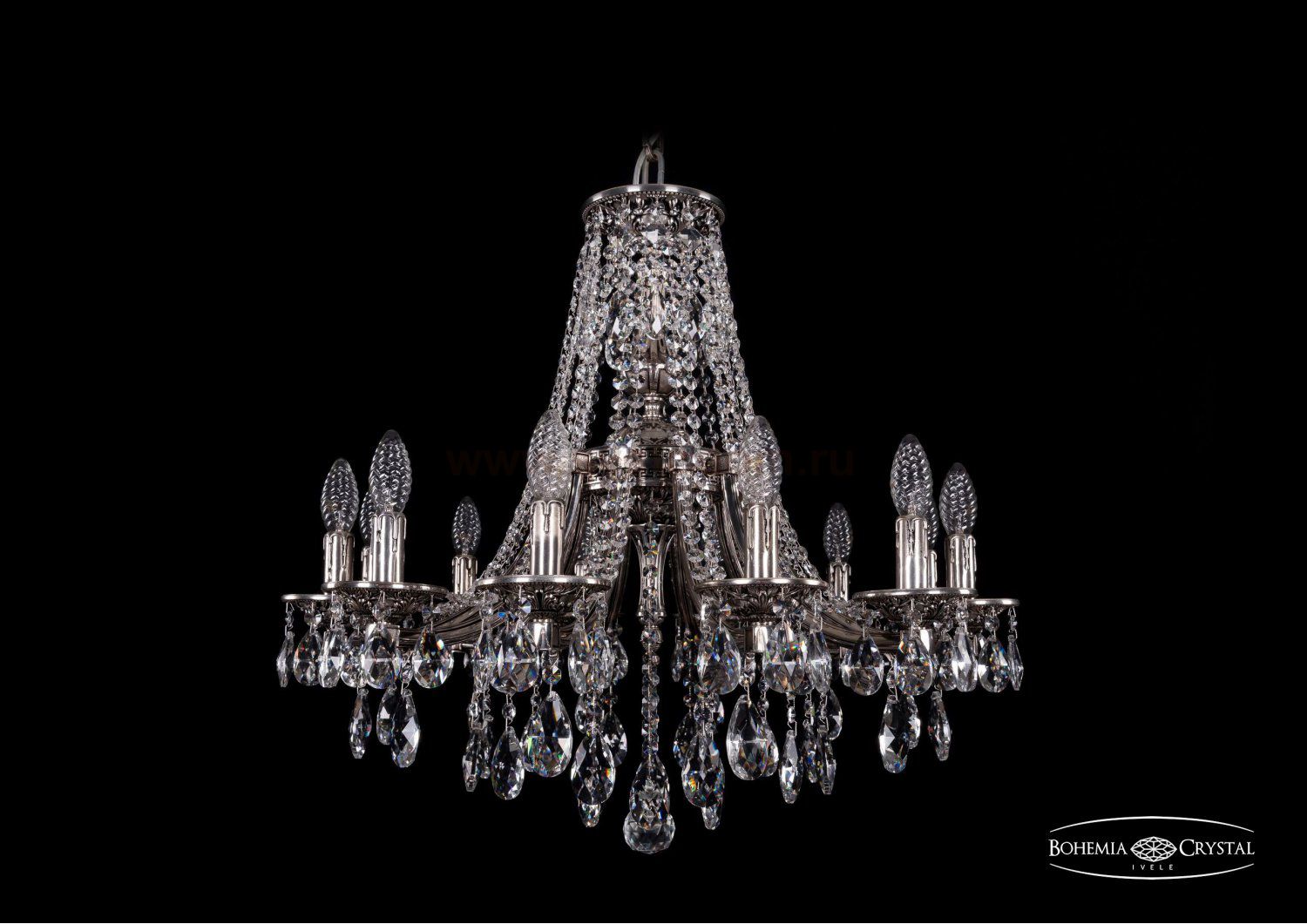 Люстра хрустальная Bohemia Ivele 1771/12/220/B/NB