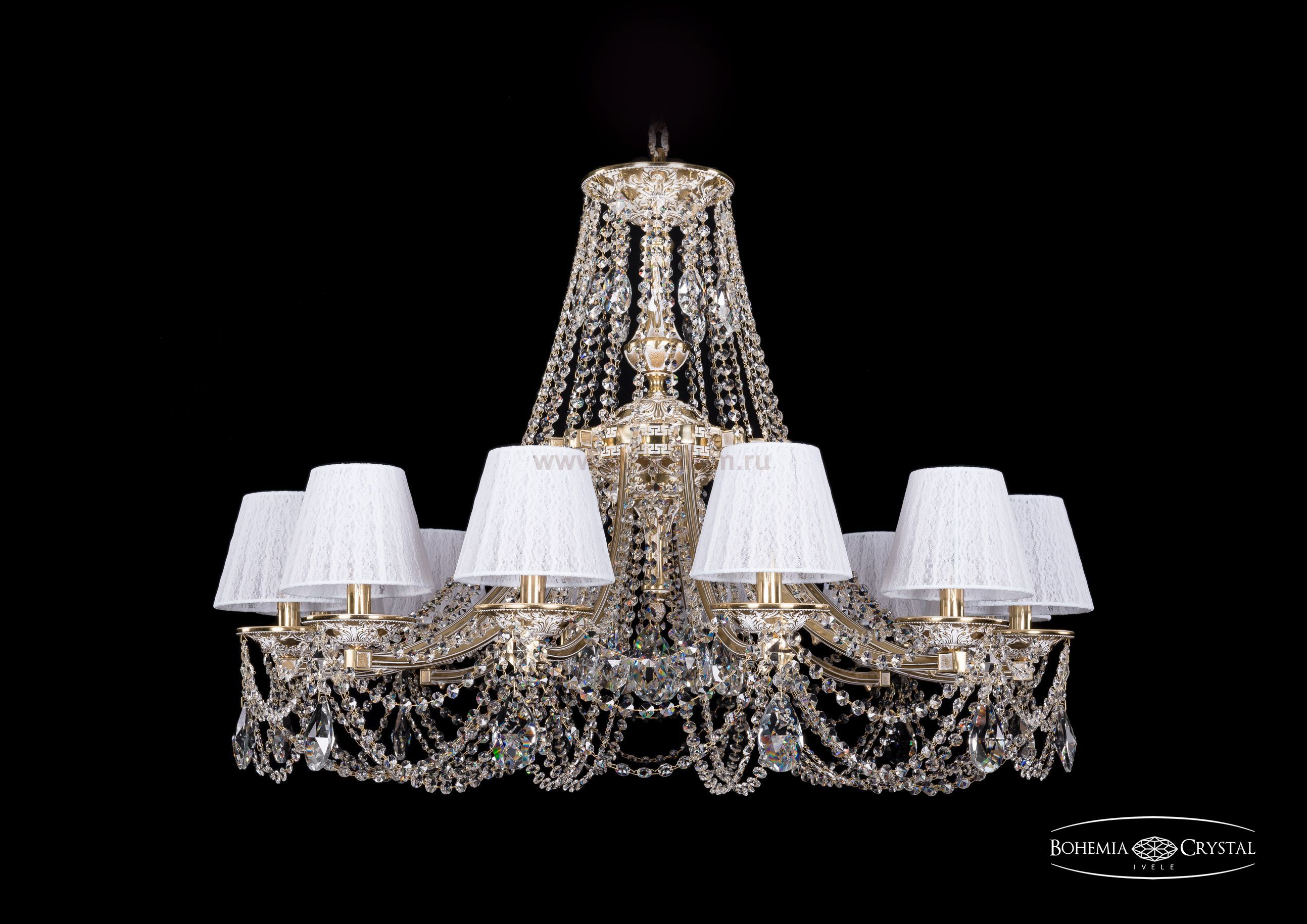 Люстра Bohemia Ivele 1771/12/340/C/GW/SH13