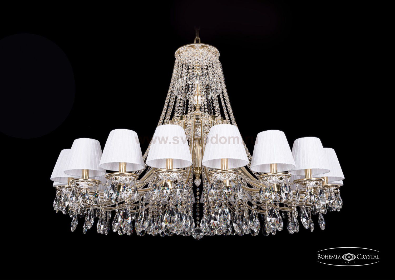 Люстра хрустальная Bohemia Ivele 1771/20/490/A/GW/SH32-160