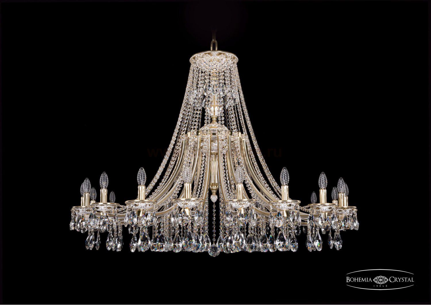 Люстра хрустальная Bohemia Ivele 1771/20/490/A/GW
