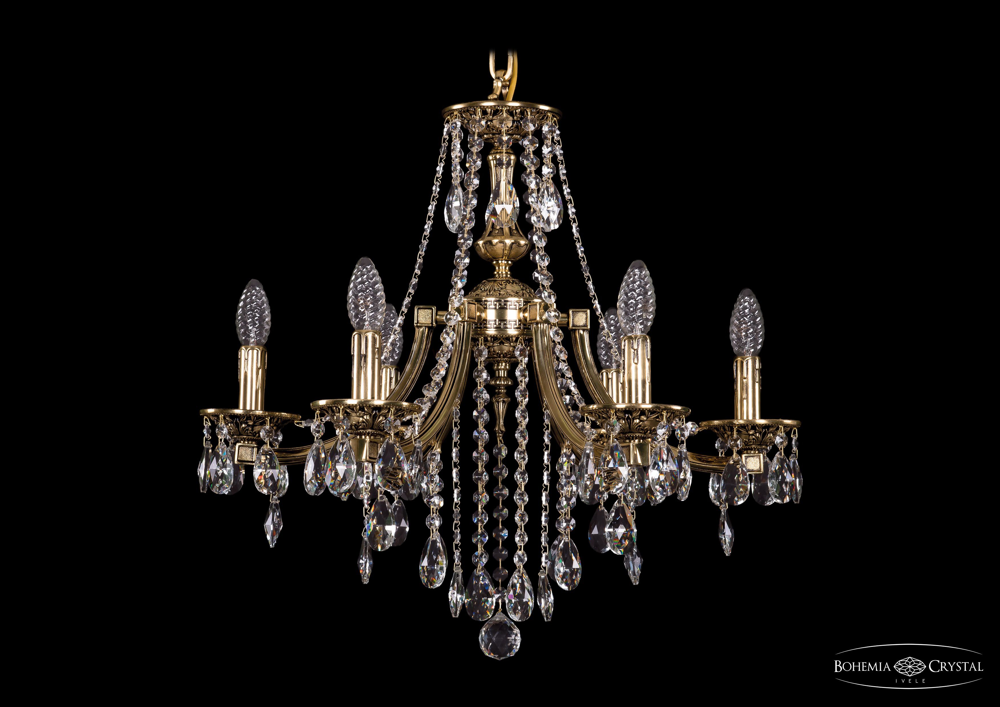 Люстра хрустальная Bohemia Ivele 1771/6/190/B/GB