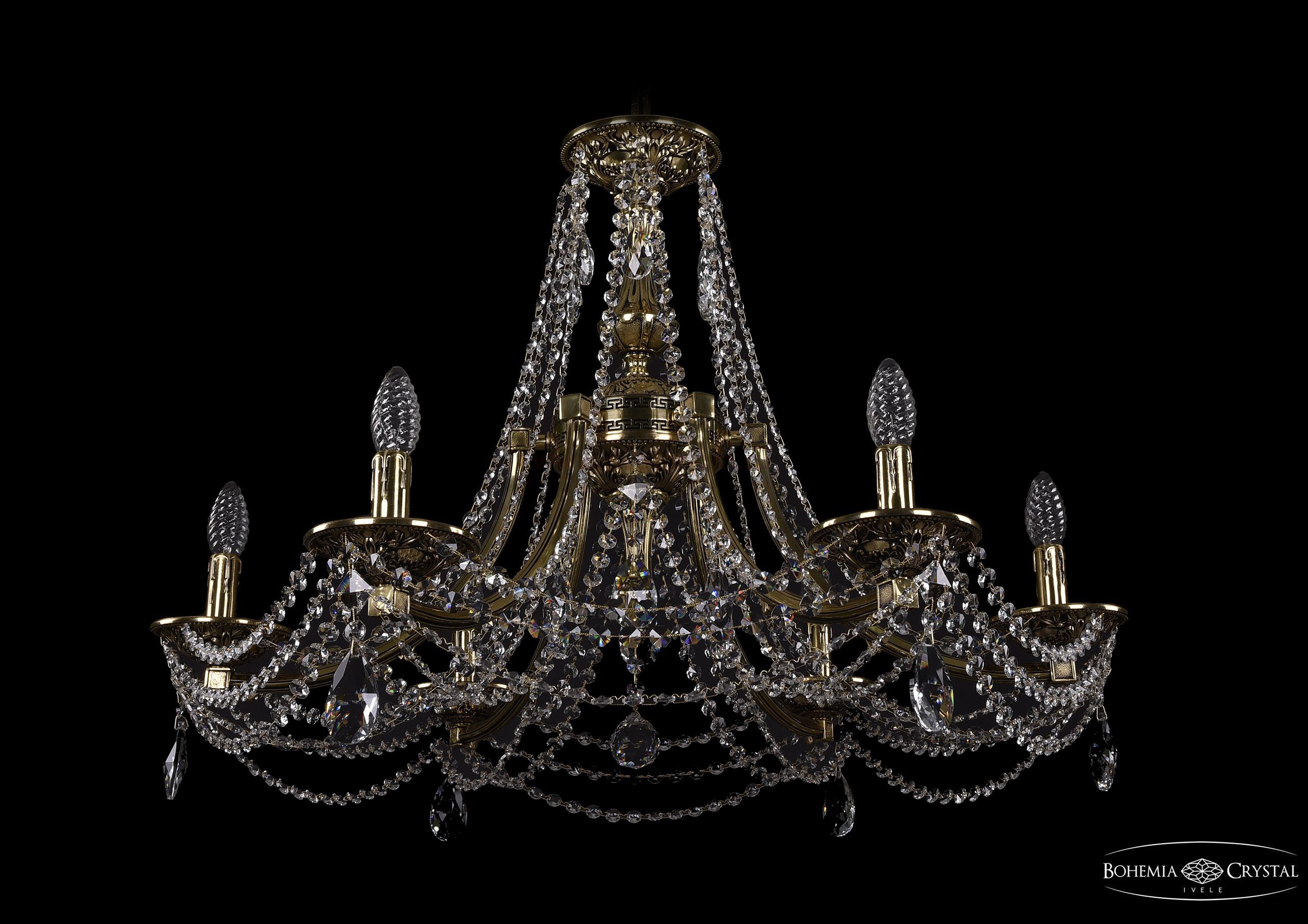 Люстра хрустальная Bohemia Ivele 1771/6/270/A/GB