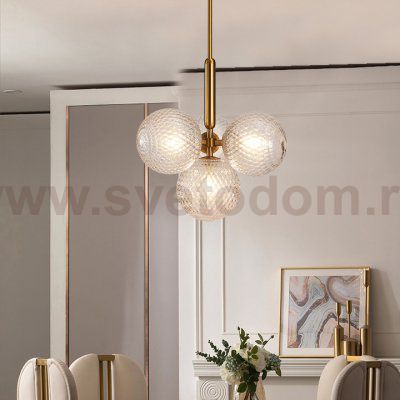 Подвесной светильник RAFFIN 4 transparent ImperiumLoft 177908-26
