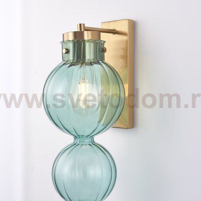 Бра Heathfield Lighting - Medina Wall brass/blue ImperiumLoft 177913-22