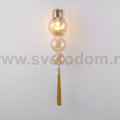 Бра Heathfield Lighting - Medina Wall brass/amber ImperiumLoft 177914-22