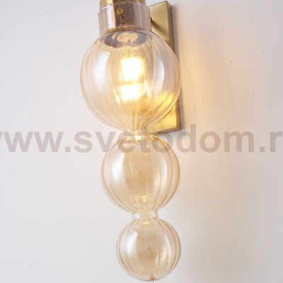 Бра Heathfield Lighting - Medina Wall brass/amber ImperiumLoft 177914-22