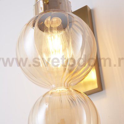 Бра Heathfield Lighting - Medina Wall brass/amber ImperiumLoft 177914-22