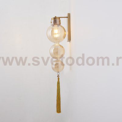 Бра Heathfield Lighting - Medina Wall brass/amber ImperiumLoft 177914-22