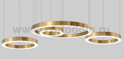 Люстра Light Ring Horizontal D30 Золото ImperiumLoft 177931-22