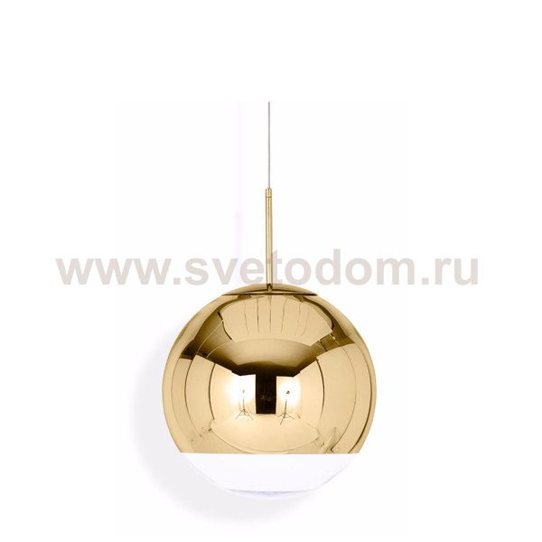 Подвесной светильник Mirror Ball Gold D20 ImperiumLoft 177970-22