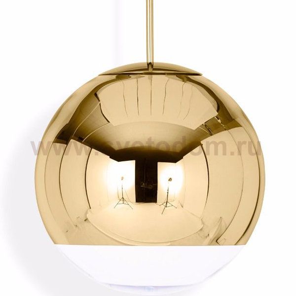 Подвесной светильник Mirror Ball Gold D50 ImperiumLoft 177975-22