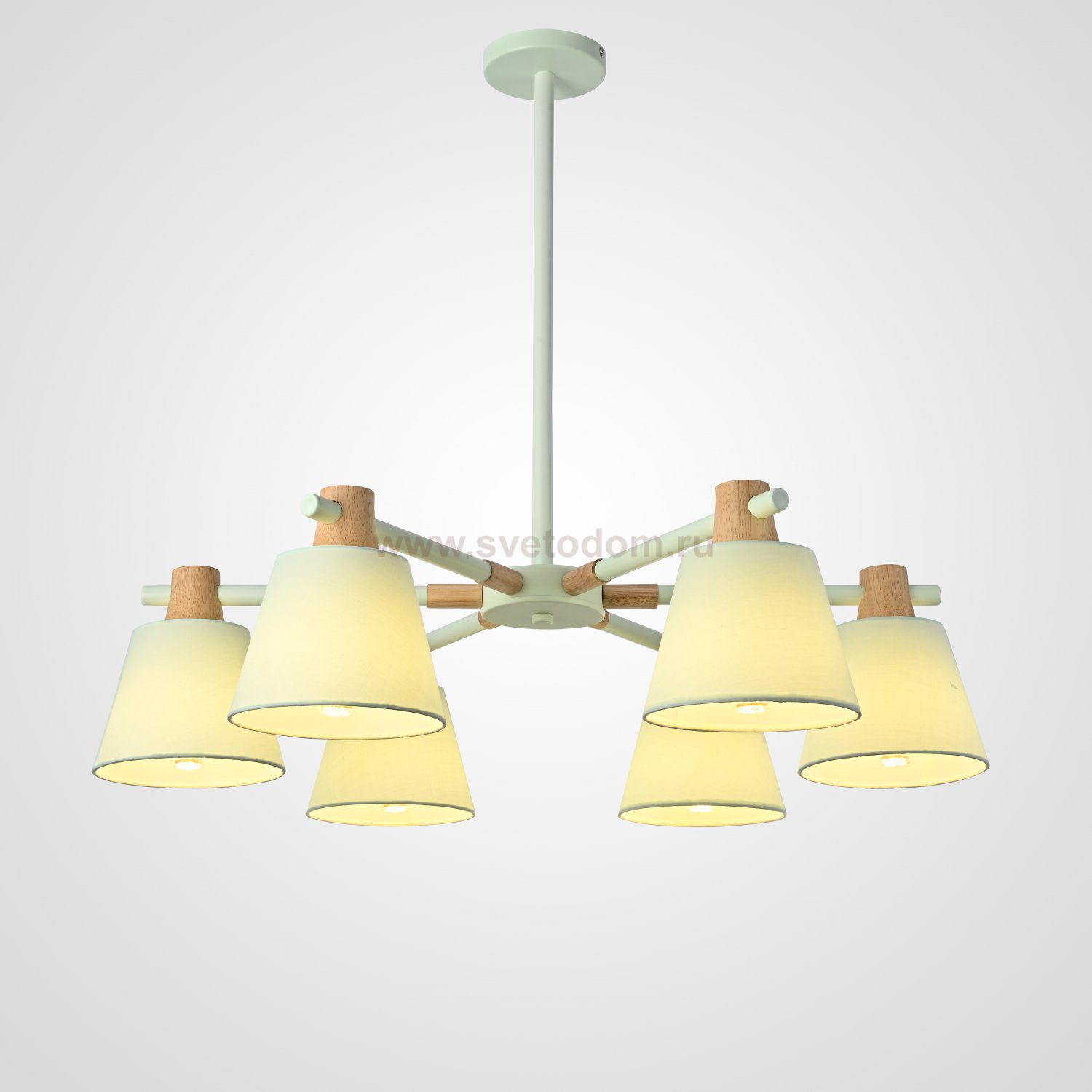 Потолочная люстра на штанге NATURA A BLUE 6 ImperiumLoft 177991-26