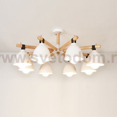 Потолочная люстра FLAN 8 ImperiumLoft 178010-26