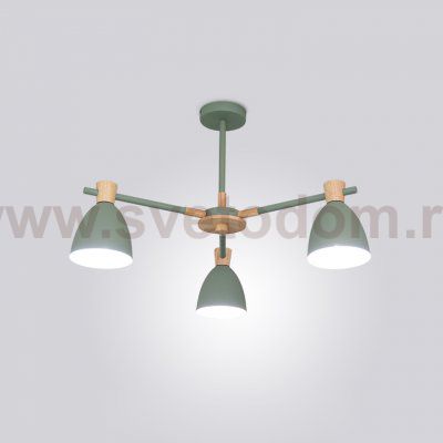 Потолочная люстра FOLKE 3 Green ImperiumLoft 178025-26
