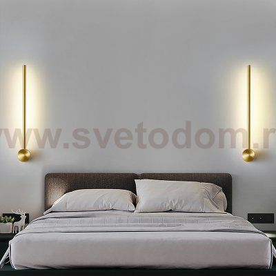 Настенный светильник Wall LINES L120 Black ImperiumLoft 178035-26