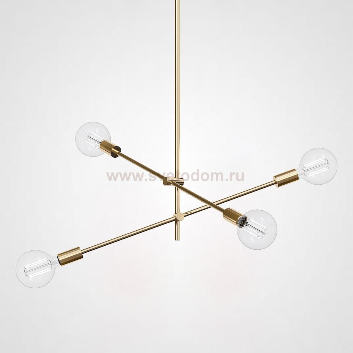 Люстра LF Studio Cliff Pendant 4 Bronze ImperiumLoft 178049-22