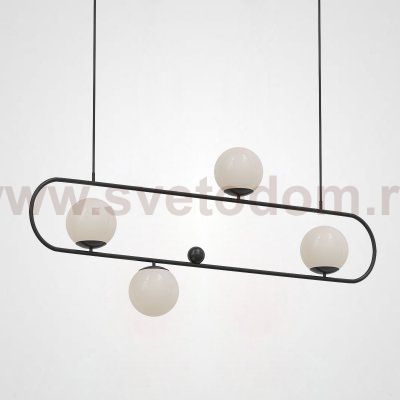 Подвесной реечный светильник HOOP L120 ЧЕРНЫЙ ImperiumLoft 178054-26