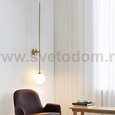 Настенный светильник LINES Ball 200 Black ImperiumLoft 178056-26
