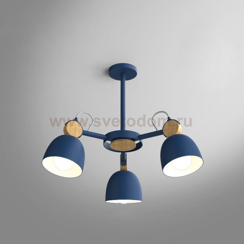 Потолочная люстр на штанге ROLLA 3 bilberry ImperiumLoft 178067-26