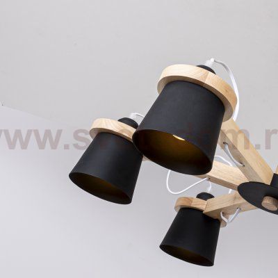 Люстра потолочная NATURA B6 Black ImperiumLoft 178084-26