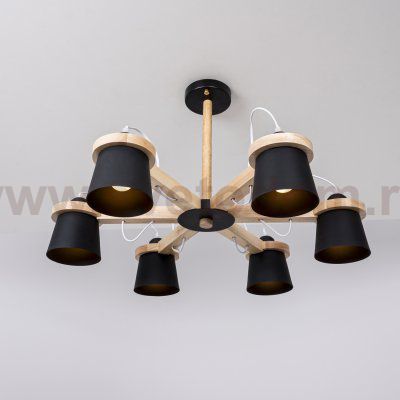 Люстра потолочная NATURA B6 Black ImperiumLoft 178084-26