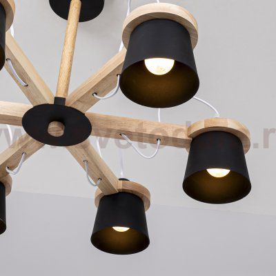 Люстра потолочная NATURA B6 Black ImperiumLoft 178084-26