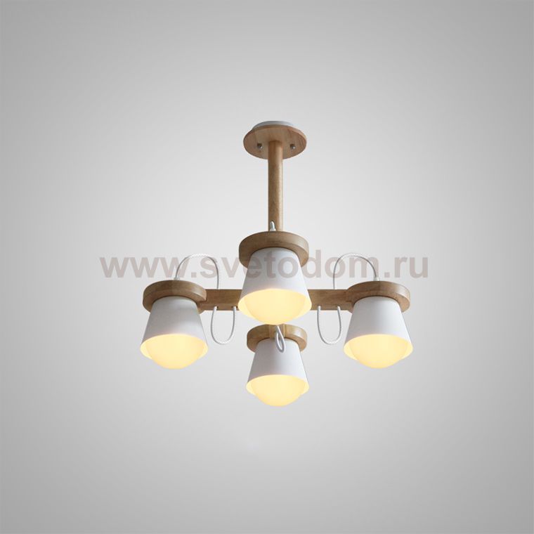 Люстра потолочная NATURA B4 White ImperiumLoft 178085-26