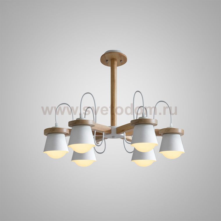 Люстра потолочная NATURA B6 White ImperiumLoft 178087-26