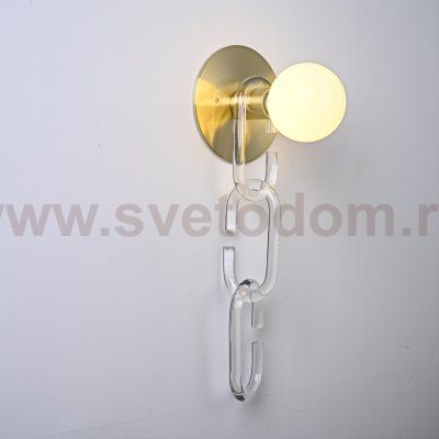 Настенный светильник CHAIN WALL Прозрачный ImperiumLoft 178089-26